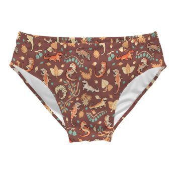 Cartoon Forest Lizard Funny Swimming Trunks Sexy Bikini Men's Briefs Swimwear Comfortable Fashionable Pool Beach Surf Shorts