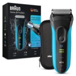 Braun Electric Shaver 3 Series ProSkin 3040S 3010S Reciprocating Shaver For Men Shaving Machine With Trimmer 100-240v