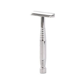 YAQI Romulus Open Comb Polished 316 stainless Steel AC Blade Single-edged Mens Shaving Safety Razor