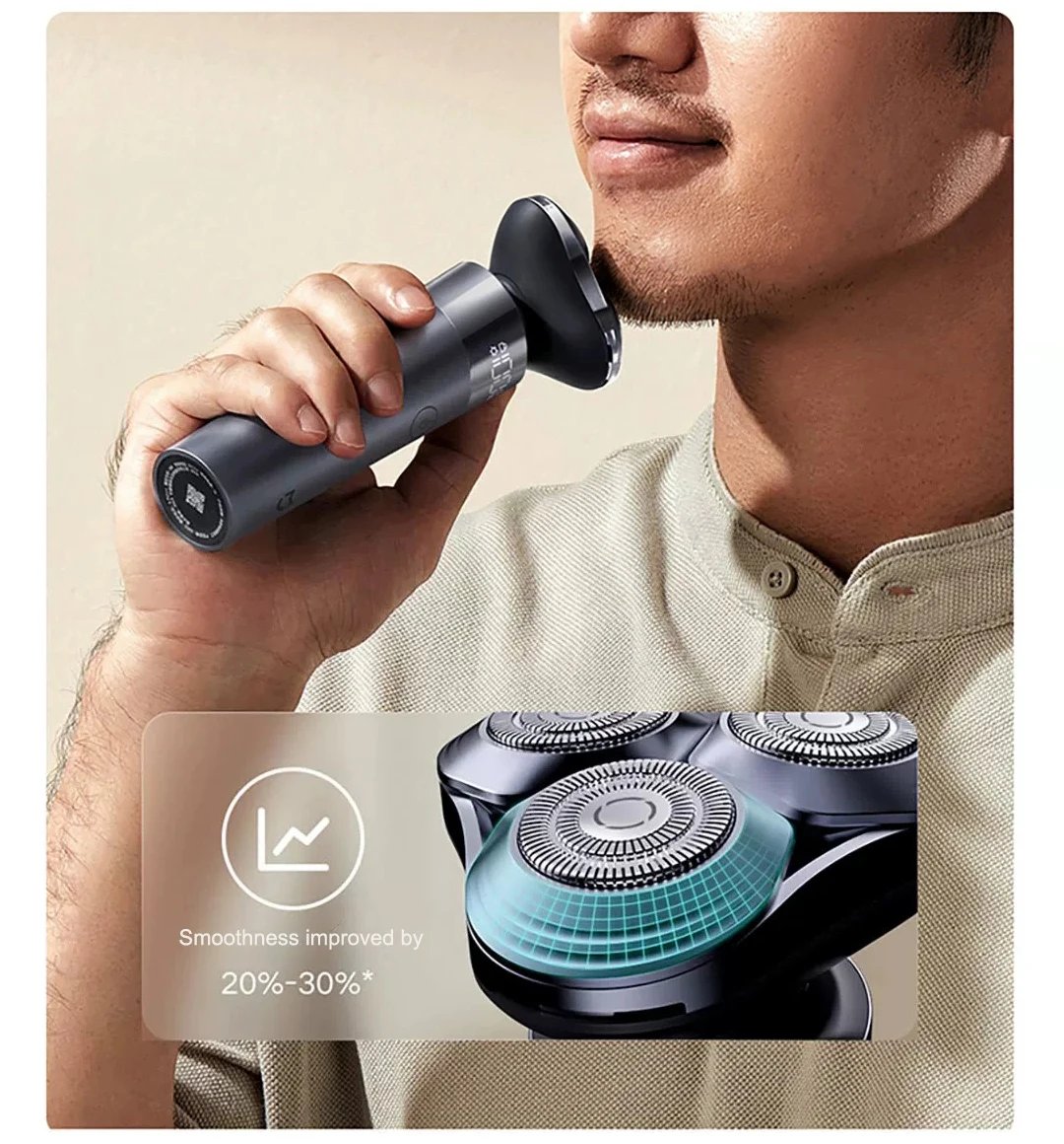 Mijia Electric Shaver S302 for Men High-end Gift Beard Trimmer Washable Shaving Machine Rechargeable Razors for Dad