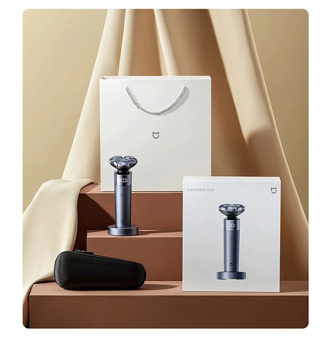 Mijia Electric Shaver S302 for Men High-end Gift Beard Trimmer Washable Shaving Machine Rechargeable Razors for Dad