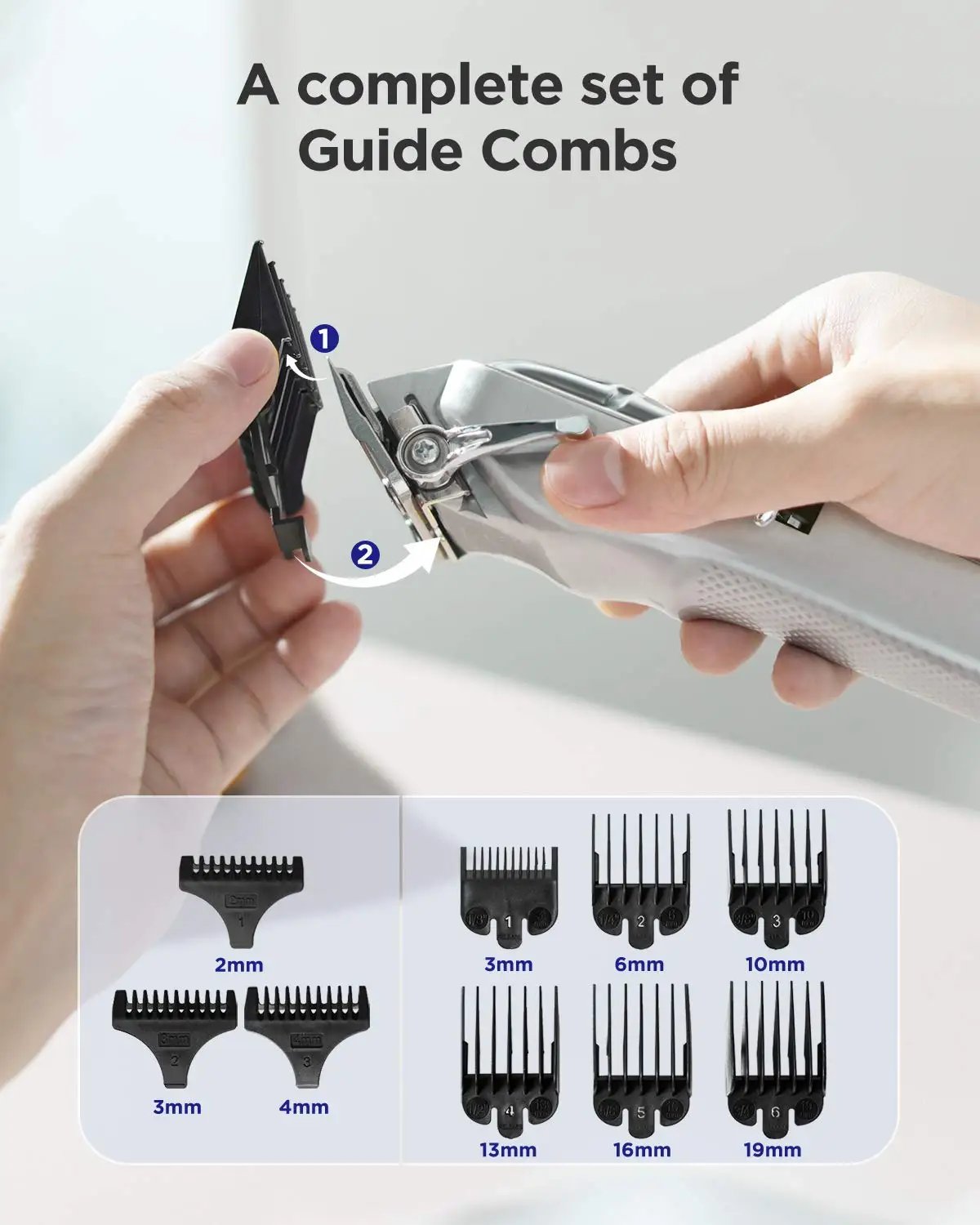 Limural Hair Clippers for Men Professional Hair Cutting Kit Beard Trimmer Barbers Cordless Close Cutting T-Blade Trimmer Kit