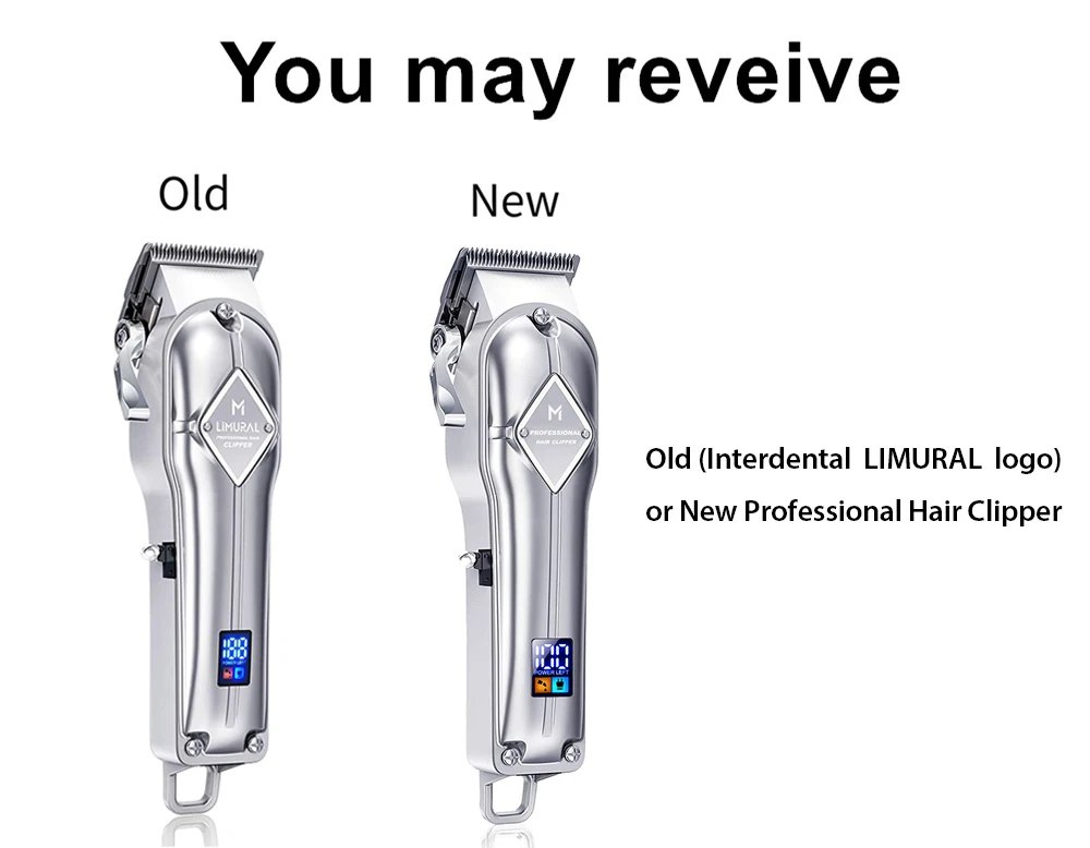 Limural Hair Clippers for Men Professional Hair Cutting Kit Beard Trimmer Barbers Cordless Close Cutting T-Blade Trimmer Kit