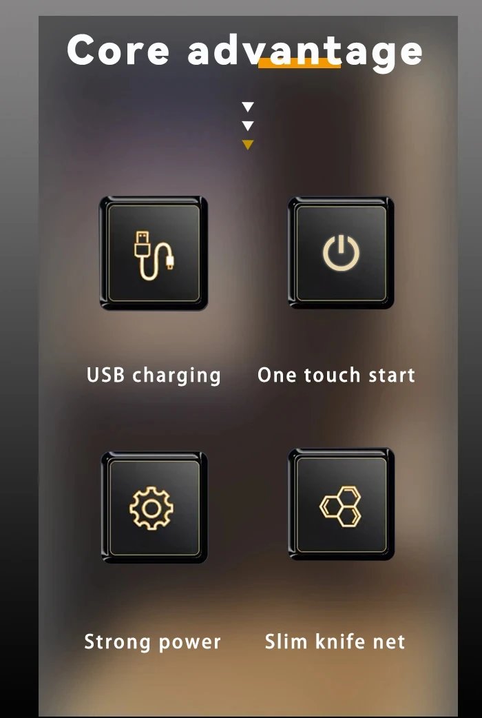 Kemei KM-TX10 USB Charging Electric Shaver For Men Rechargeable Bald Head Razor Beard Trimmer Shaving Machine