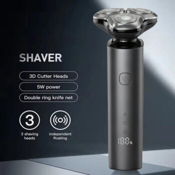 2026 Electric Shaver 3D Blackstone 3 IPX7 Waterproof Razor Wet And Dry Dual Use Face Beard Battery Digital Display For Men