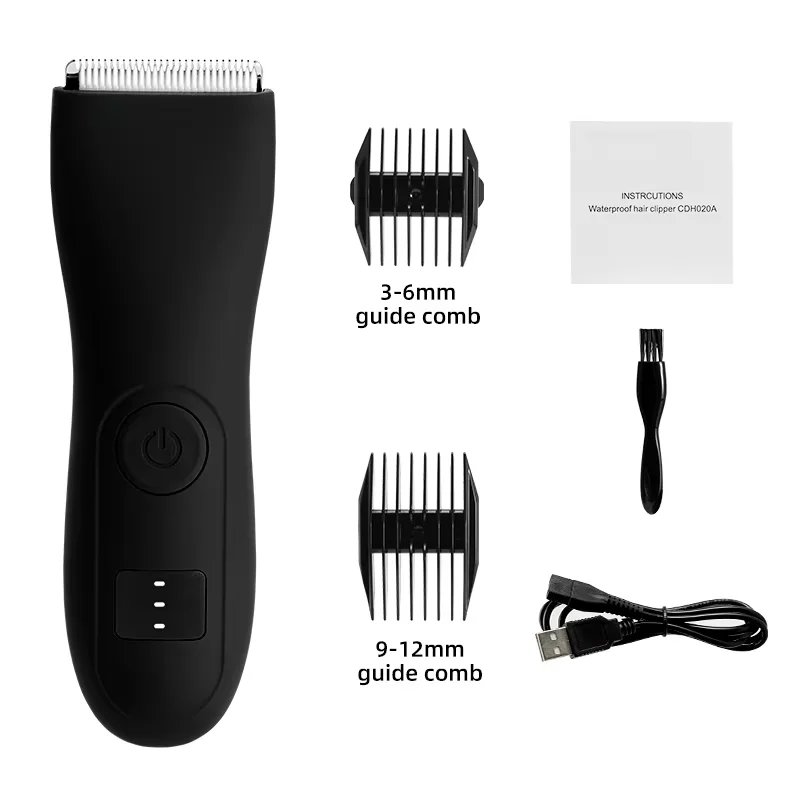 HOMEFISH Mens Body Hair Trimmer for Men Balls Women Lady Shaver Hair Removal Trimmer Groin & Body Shaver Groomer Arm Beard Razor