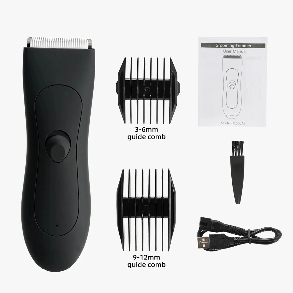 HOMEFISH Mens Body Hair Trimmer for Men Balls Women Lady Shaver Hair Removal Trimmer Groin & Body Shaver Groomer Arm Beard Razor