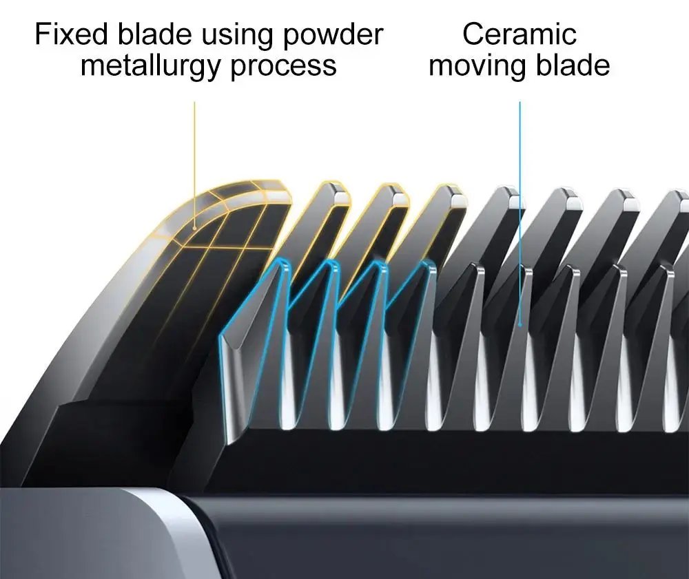 Mijia Hair Clipper 2 Men Sideburns Electric Shaver Wireless Hair Cutting Trimmer Barber Cutter