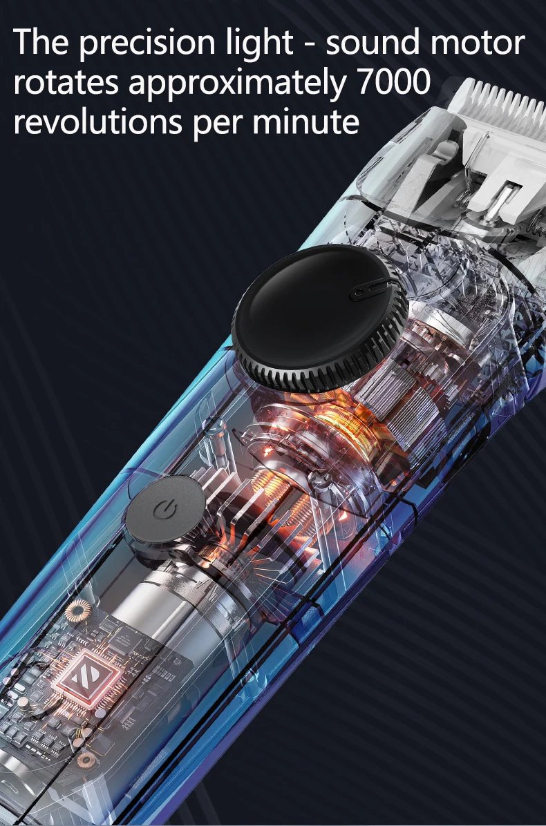 New 2026 Family Expenses Professional Hair Trimmer Machine Hair Clipper Cordless Electric Hair Cutting Barber Trimmer For Men