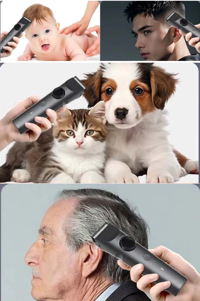 New 2026 Family Expenses Professional Hair Trimmer Machine Hair Clipper Cordless Electric Hair Cutting Barber Trimmer For Men