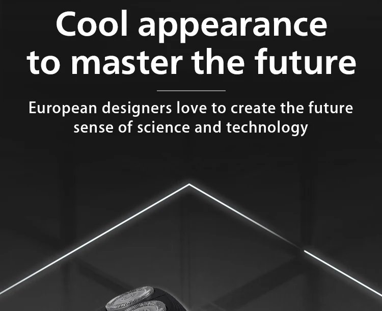 PHILIPS S1113 Electric Shaver USB Charge Stainless Steel PowerCut Blade Razor Triple Floating Head Men Fast Shave Beard Trimmer