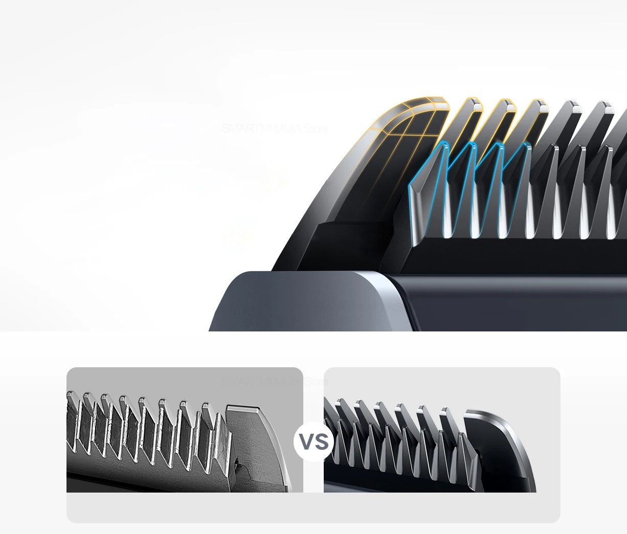 MIJIA Hair Clipper 2 Cutting Machine Trimmer Professional Clippers Titanium Alloy Blade Rechargeable Barber Shaver Cutter