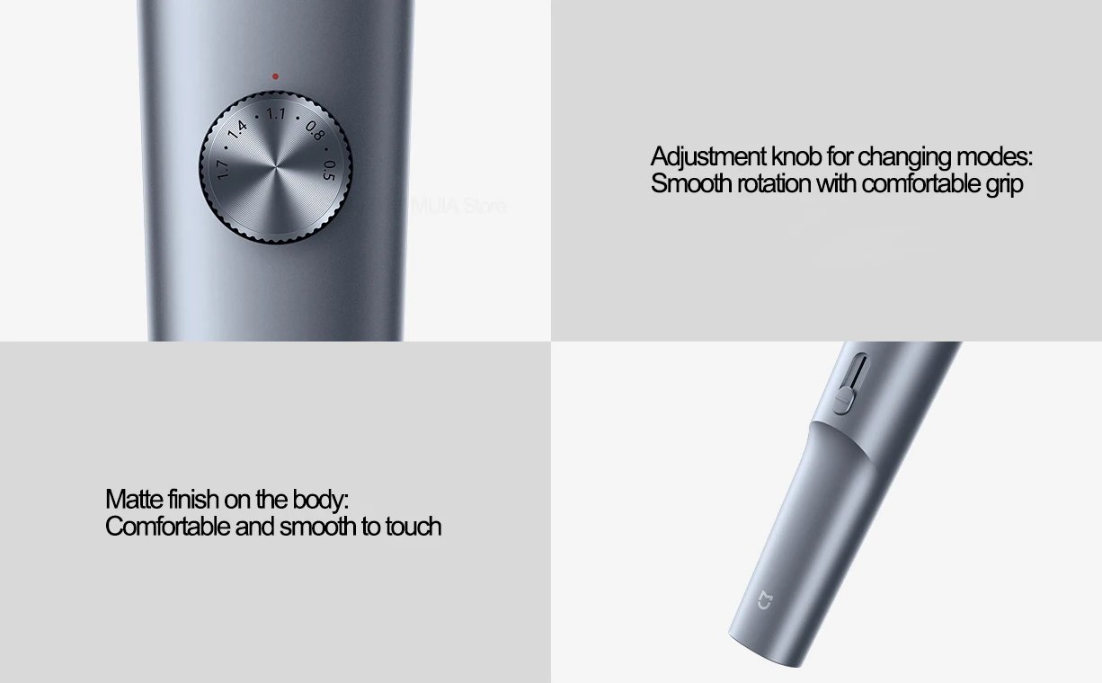 MIJIA Hair Clipper 2 Cutting Machine Trimmer Professional Clippers Titanium Alloy Blade Rechargeable Barber Shaver Cutter