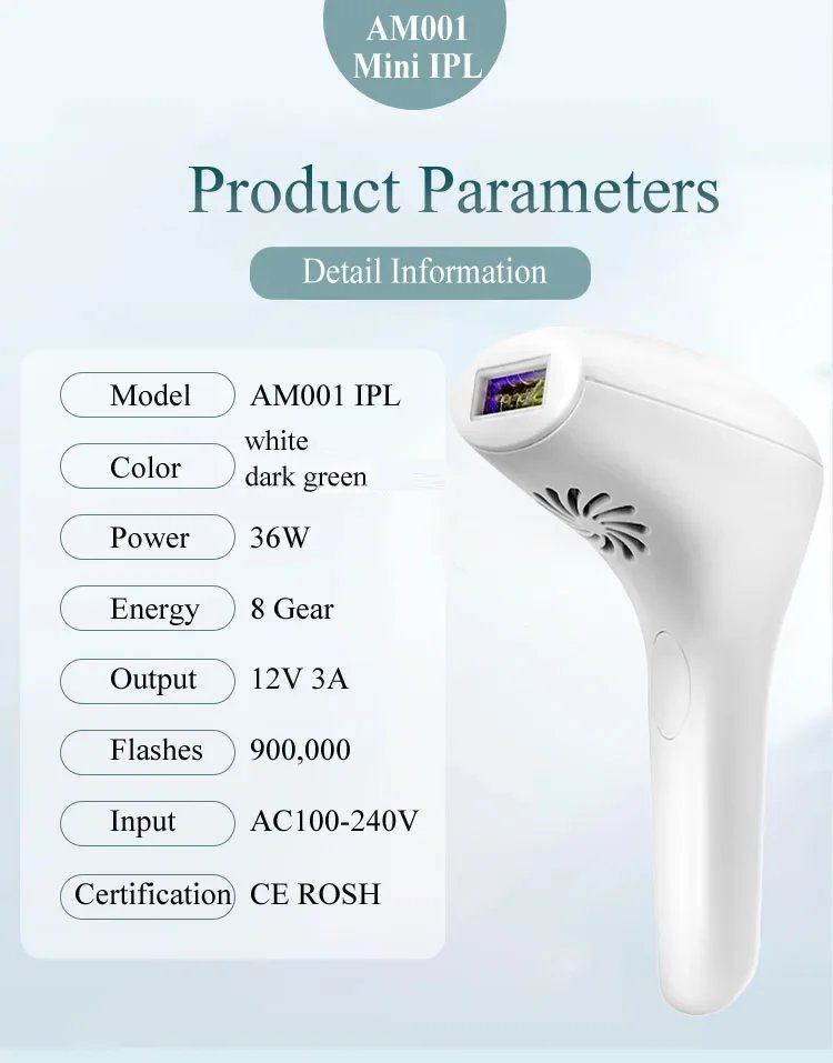 Professional Permanent Laser Depilator IPL Hair Removal For Whole Body, Depilator Remover Permanent Women Home Use Devices