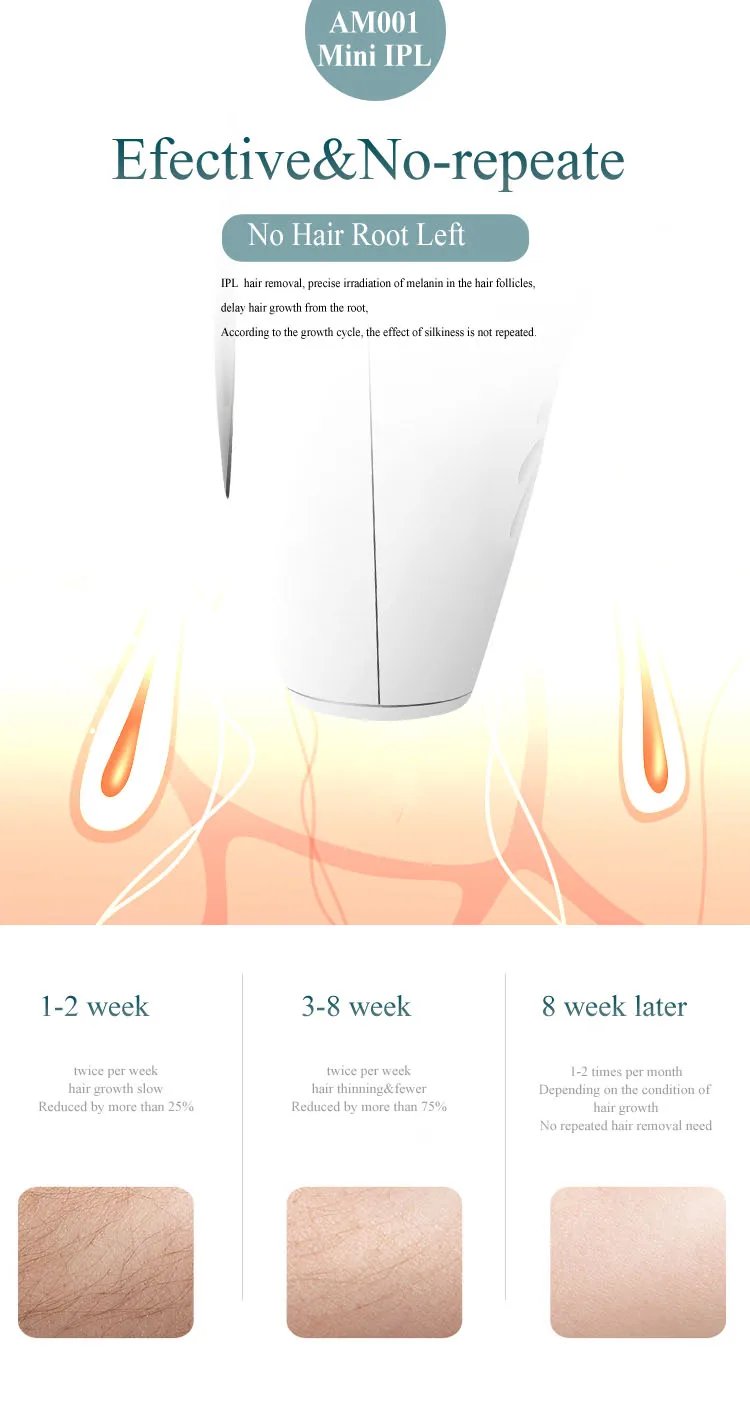 Professional Permanent Laser Depilator IPL Hair Removal For Whole Body, Depilator Remover Permanent Women Home Use Devices