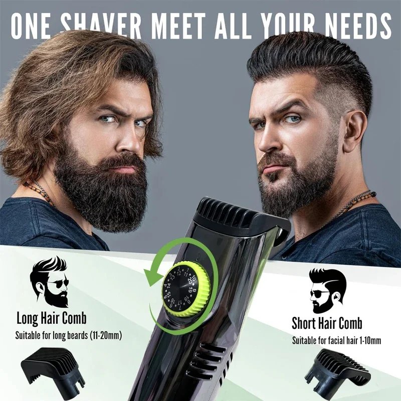 Tinsol Cordless Electric Hair Trimmer Professional Hair Cutting Multifun ctional Men Razor Built-in Vacuum Clipper Rechargeable
