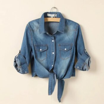 Tie Knot Denim Jacket