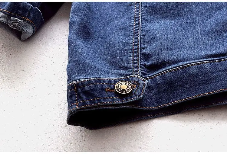 Denim Jean Jacket Women Short Sleeve