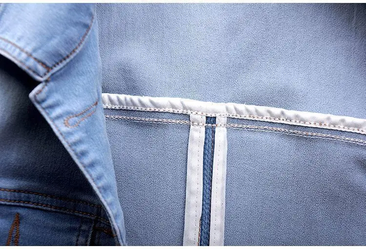 Denim Jean Jacket Women Short Sleeve