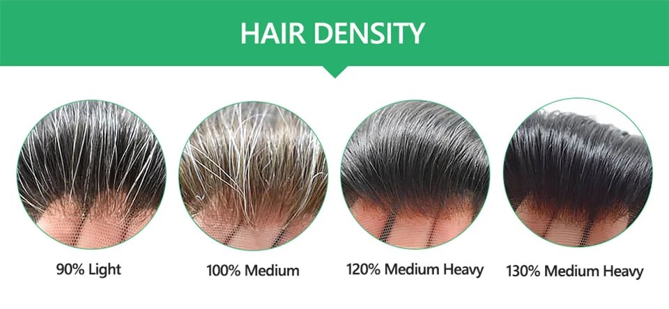 0.12-0.14mm PU Men Toupee Full Thickness Skin Indian Human Hair Men's Capillary Prothesis 130% Density Wig Man
