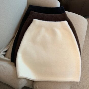 Elegant All-Match Basic Mini Skirt