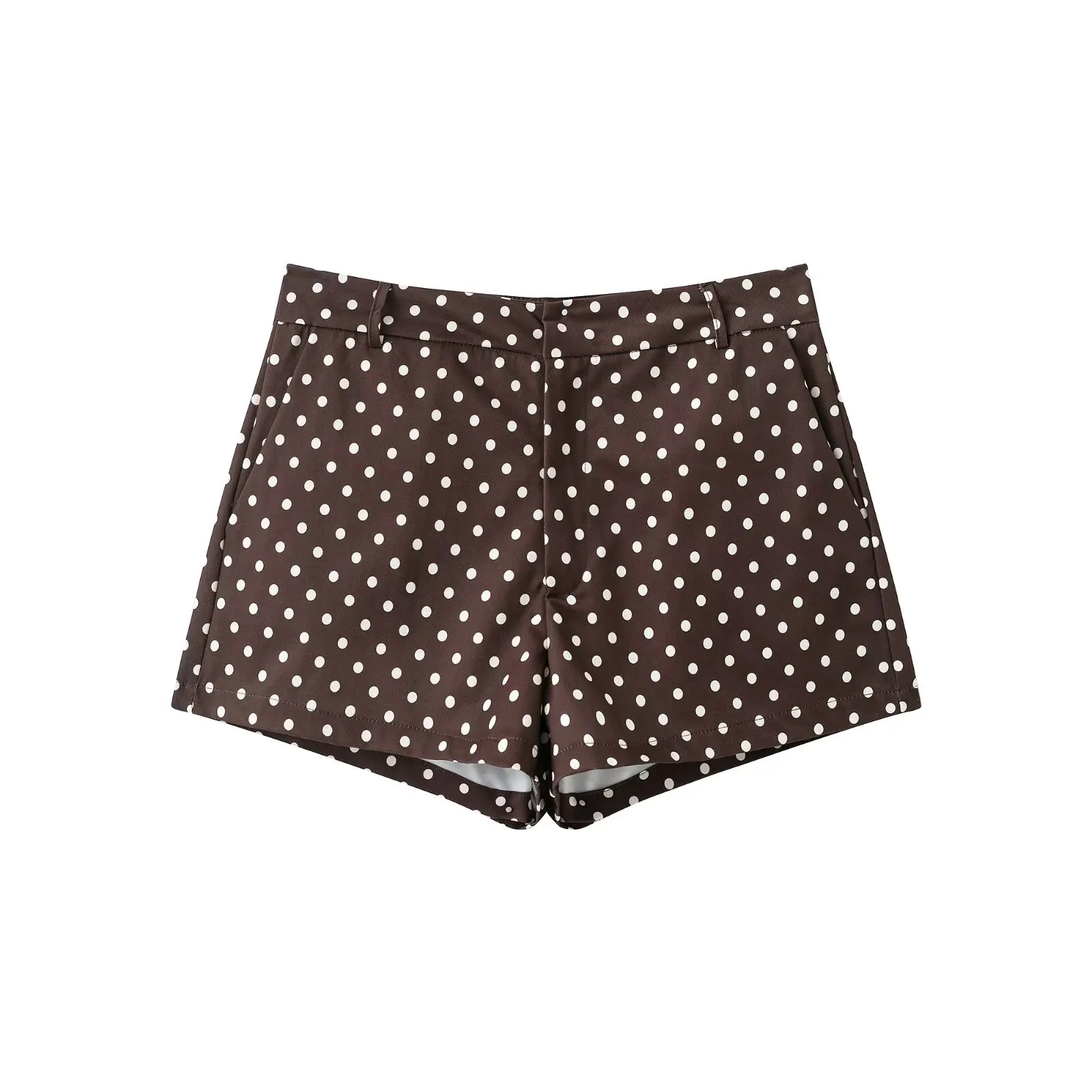 Brown Dot Shorts