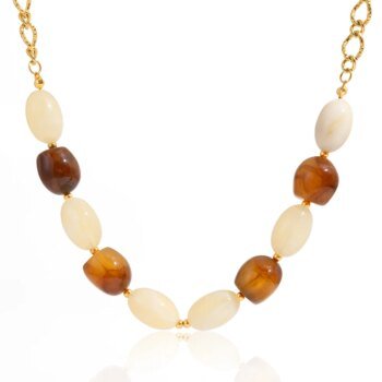 Luxe Vintage Resin Necklace