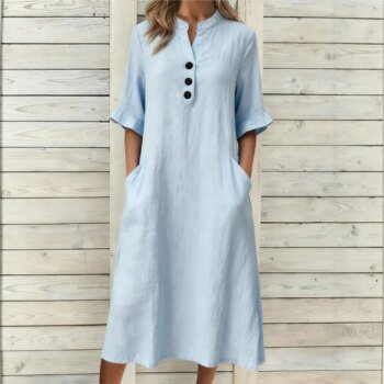 Airy Fit Linen Midi