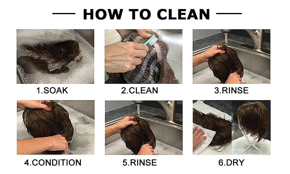 0.12-0.14mm Injected Thin Skin 130%Density Man Hair Prosthesis Human Hair Male Toupee Wig Adult Capillary Prosthesis Hair System