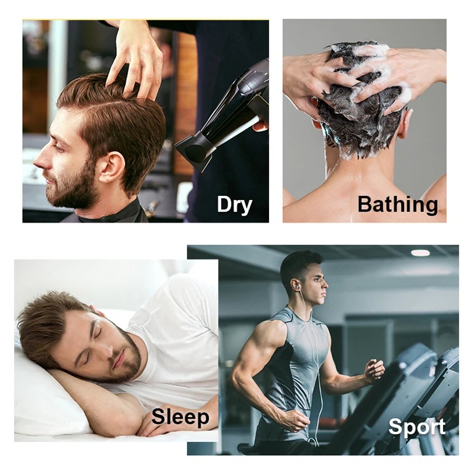 0.08mm Thickness PU Poly Base Double Knotted Toupee Human Hair Durable Time Long Lifespan Men's Capillary Prothesis