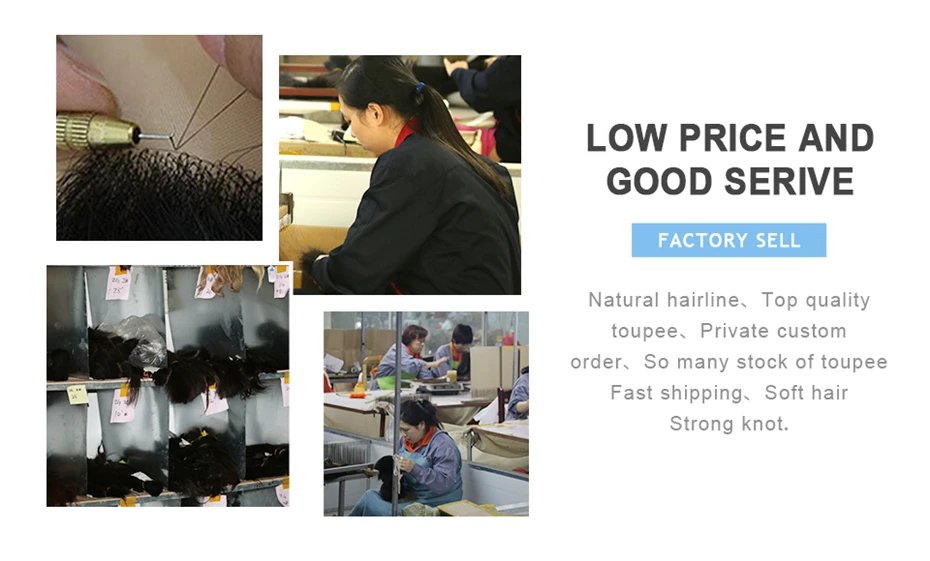 0.08mm Thickness PU Poly Base Double Knotted Toupee Human Hair Durable Time Long Lifespan Men's Capillary Prothesis