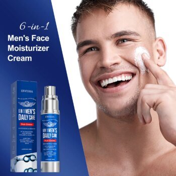 ENVISHA 6 IN 1 Men's Facial Skin Care Cream Anti-aging Moisturizing Whitening Firming Skin Care Products Collagen Beauty Health