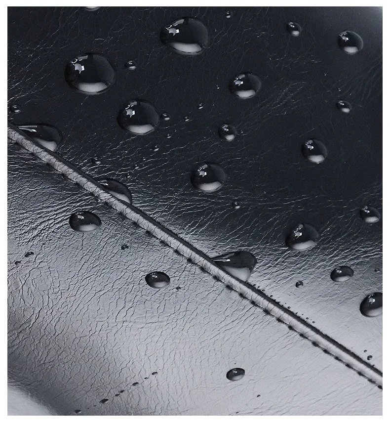 Zipper PU Leather Men Business Portable Storage Bag Toiletries Organizer Women Travel Cosmetic Bag Hanging Waterproof Wash Pouch