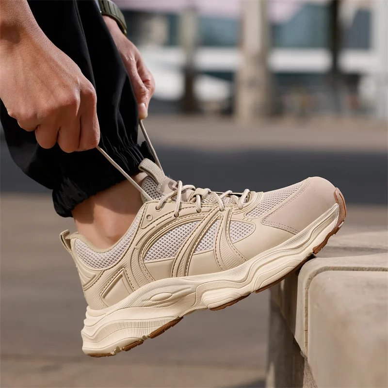 Summer Breathable Shock Absorption Work Protection Function Shoes Steel Toe Anti Smashing Anti Piercing Construction Boots