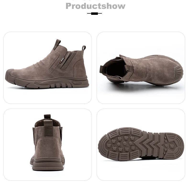 Steel Toe Cap Working Boots Anti-Puncture Work Shoe For ManIndestructible Work Shoes Outdoor Work Shoes Safety Boots for Men