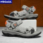 Classic Men's Hiking Sport Sandals Lightweight Leisure Beach Shoes Summer Open-Toe Breathable Travel Walking Sandials