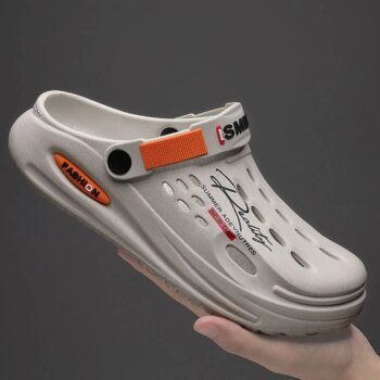 Summer Clogs Sandals 47 Men Clogs EVA Slippers Soft Sole Breathable Beach Slippers Men Home Slippers Outdoor Antiskid Slippers