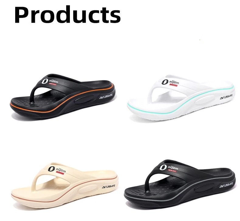 Men's Slippers Flip Flops Outdoor Indoor Comfortable Soft Slides Casual Shoes Men Beach Sandals Outdoor Men Women Home Slippers