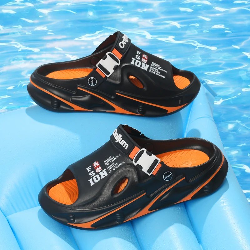 Summer Men's Outdoor Sandals Beach Slippers Comfortable Soft Clogs Men Casual Shoes Women Garden Water Shoes Men Beach Sandals