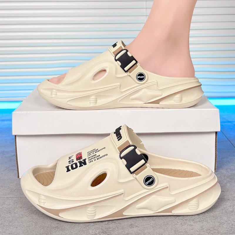 Summer Men's Outdoor Sandals Beach Slippers Comfortable Soft Clogs Men Casual Shoes Women Garden Water Shoes Men Beach Sandals