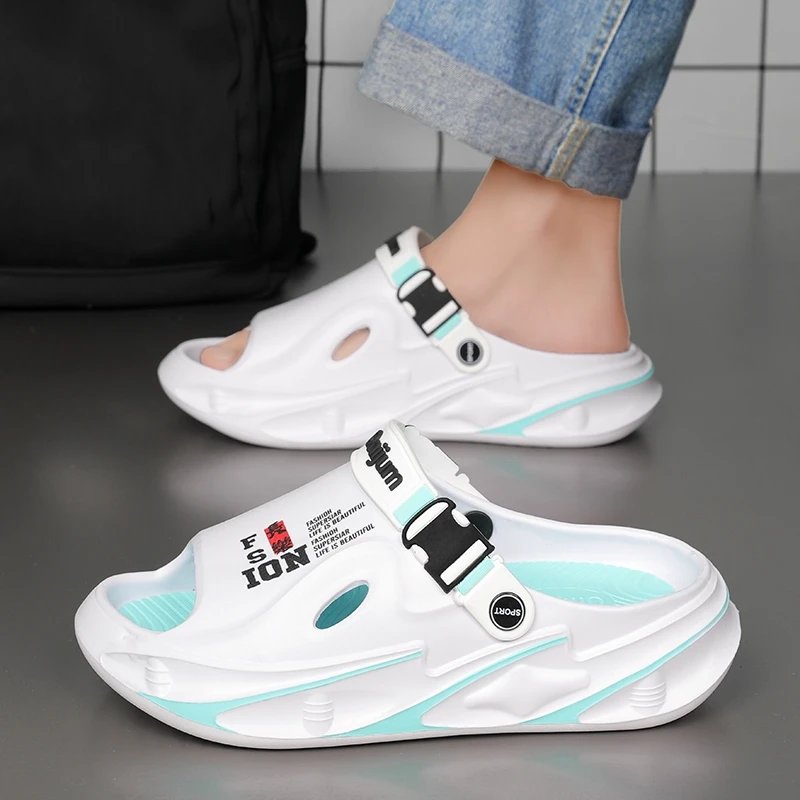 Summer Men's Outdoor Sandals Beach Slippers Comfortable Soft Clogs Men Casual Shoes Women Garden Water Shoes Men Beach Sandals