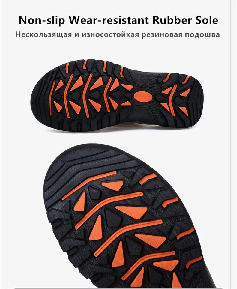 New Summer Men's Slippers Breathable Luxury Men Sandals  Beach Classics Genuine Leather  Mens Slippers Outdoor Men's Flip Flops