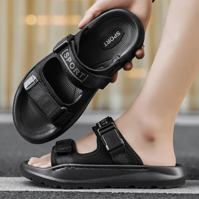 New Arrival Man Slippers Lightweight Walking Half Footwear Comfortable Men's Casual Half Drag Non-Slip Outdoor Male Cool Sandals