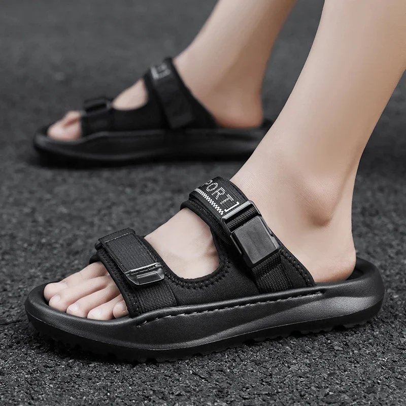 New Arrival Man Slippers Lightweight Walking Half Footwear Comfortable Men's Casual Half Drag Non-Slip Outdoor Male Cool Sandals