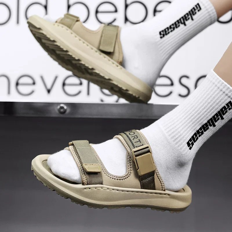 New Arrival Man Slippers Lightweight Walking Half Footwear Comfortable Men's Casual Half Drag Non-Slip Outdoor Male Cool Sandals