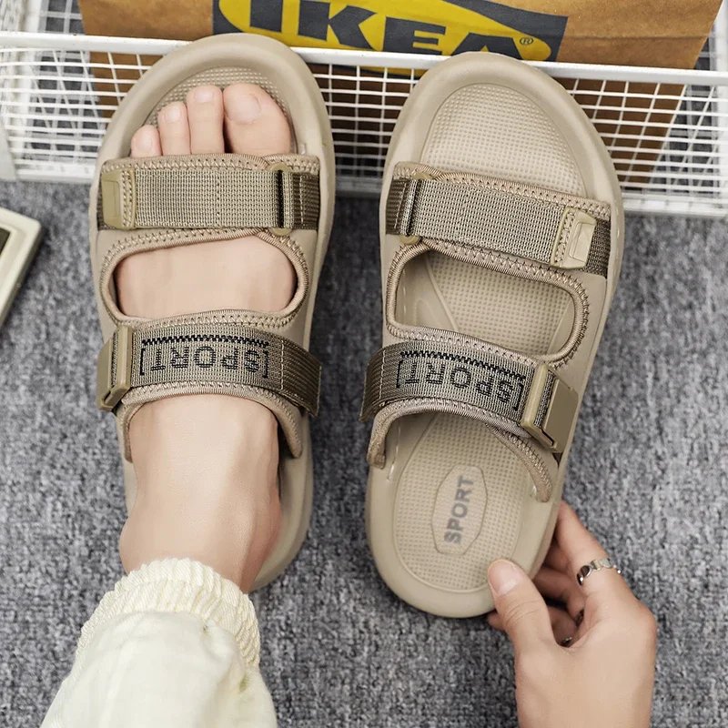 New Arrival Man Slippers Lightweight Walking Half Footwear Comfortable Men's Casual Half Drag Non-Slip Outdoor Male Cool Sandals