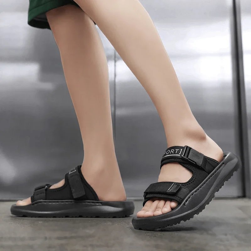 New Arrival Man Slippers Lightweight Walking Half Footwear Comfortable Men's Casual Half Drag Non-Slip Outdoor Male Cool Sandals