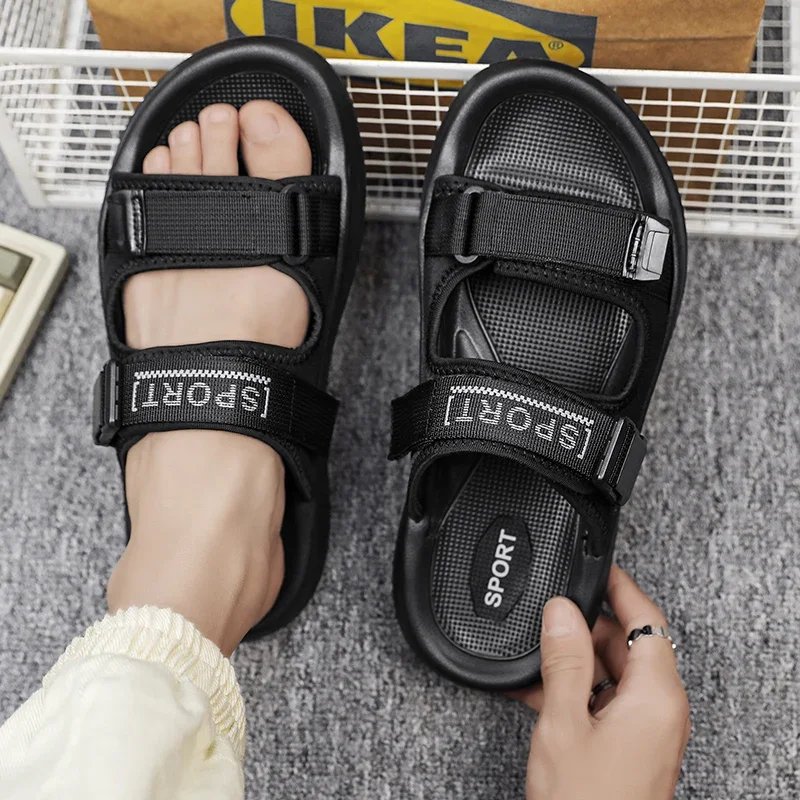 New Arrival Man Slippers Lightweight Walking Half Footwear Comfortable Men's Casual Half Drag Non-Slip Outdoor Male Cool Sandals