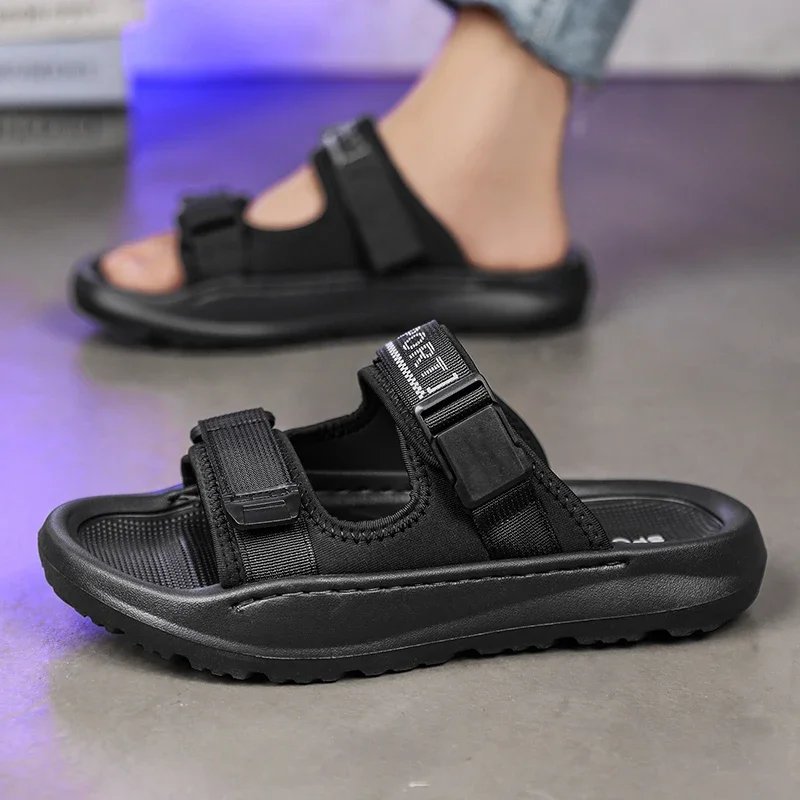 New Arrival Man Slippers Lightweight Walking Half Footwear Comfortable Men's Casual Half Drag Non-Slip Outdoor Male Cool Sandals