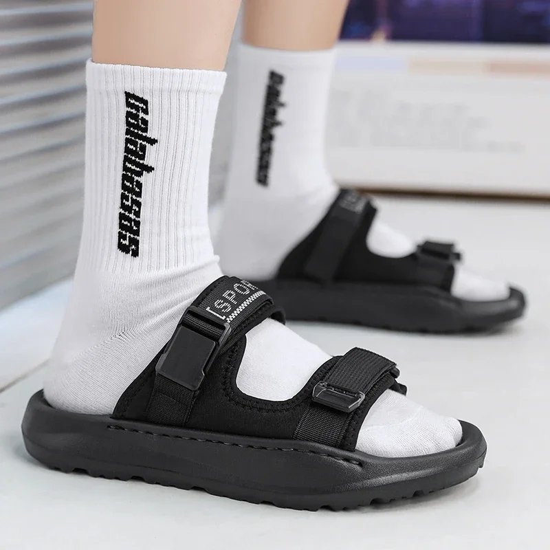 New Arrival Man Slippers Lightweight Walking Half Footwear Comfortable Men's Casual Half Drag Non-Slip Outdoor Male Cool Sandals